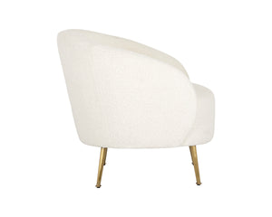 CLEA LOUNGE CHAIR - ALTRO WHITE