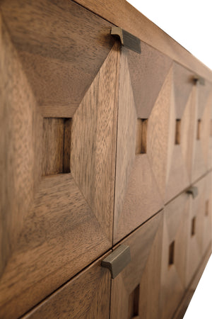 Musashi 6 Drawer, Dark Walnut