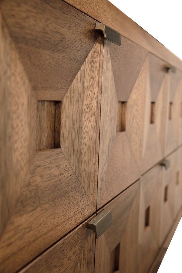 Musashi 6 Drawer, Dark Walnut