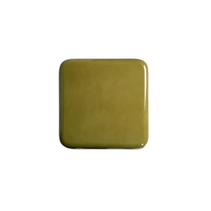 Moe's Daisy Side Table Green with Gloss Finish