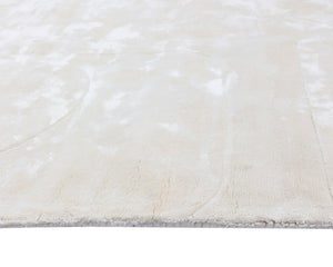 CARUSO HAND-LOOMED RUG - CREAM / IVORY - 6' X 9'