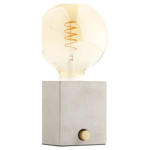 Solid Inversion Tble Lamp in Grey