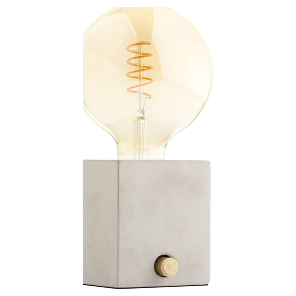 Solid Inversion Tble Lamp in Grey