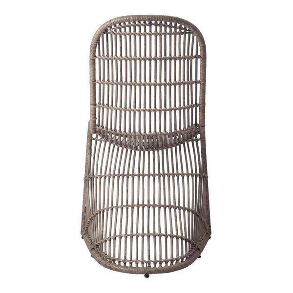 Groovy Rattan Chair In Gray