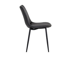 Drew Dining Chair - Black - Bravo Portabella
