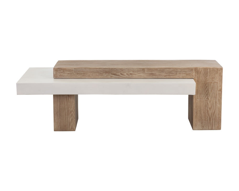HERRIOT COFFEE TABLE - LIGHT BROWN / SUMMER SAND