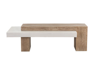 HERRIOT COFFEE TABLE - LIGHT BROWN / SUMMER SAND