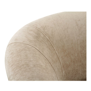 Moe's Thora Beige Velvet Sofa