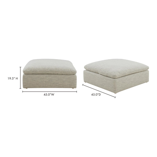 Moe's Clay Ottoman Coastside Sand