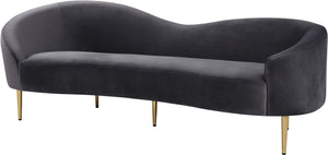Bradford Sofa In Grey Velvet