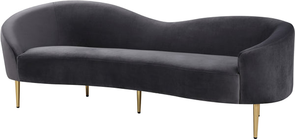 Bradford Sofa In Grey Velvet