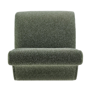 Lucius Boucle Accent Chair, Milford Green 