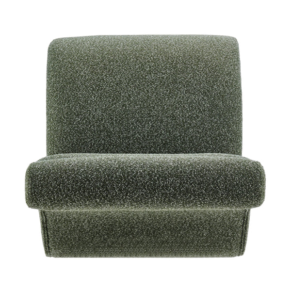 Lucius Boucle Accent Chair, Milford Green 