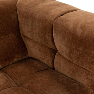 Thea Upholstered Sofa with Hand-Tufted Accents - Bronze