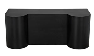 Concierge Desk, Black Steel