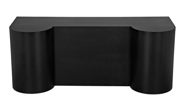 Concierge Desk, Black Steel