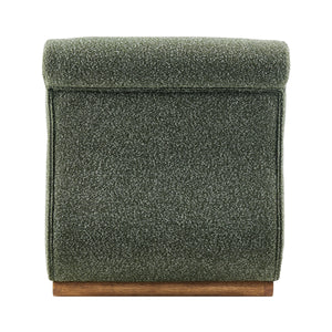 Lucius Boucle Accent Chair, Milford Green 