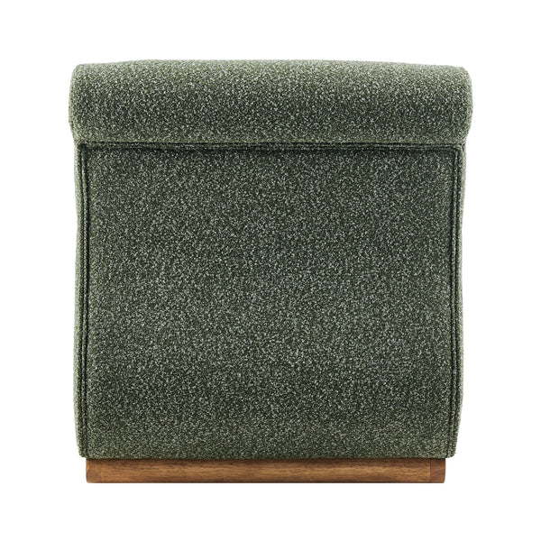 Lucius Boucle Accent Chair, Milford Green 