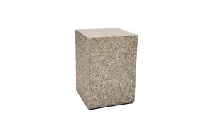 String Theory Pedestal, Silver Leaf, Small