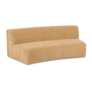 Moe's Naomi Concave Sofa in Golden Yellow