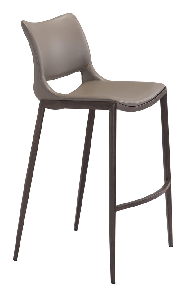 Ace Barstool (Set of 2) Brown & Walnut