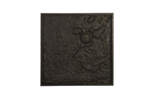 Splotch Wall Art, Silver, Square