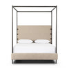 Anderson Canopy Queen Bed - Palm Ecru