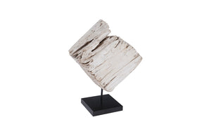 Eroded Wood Block on Stand, Assorted