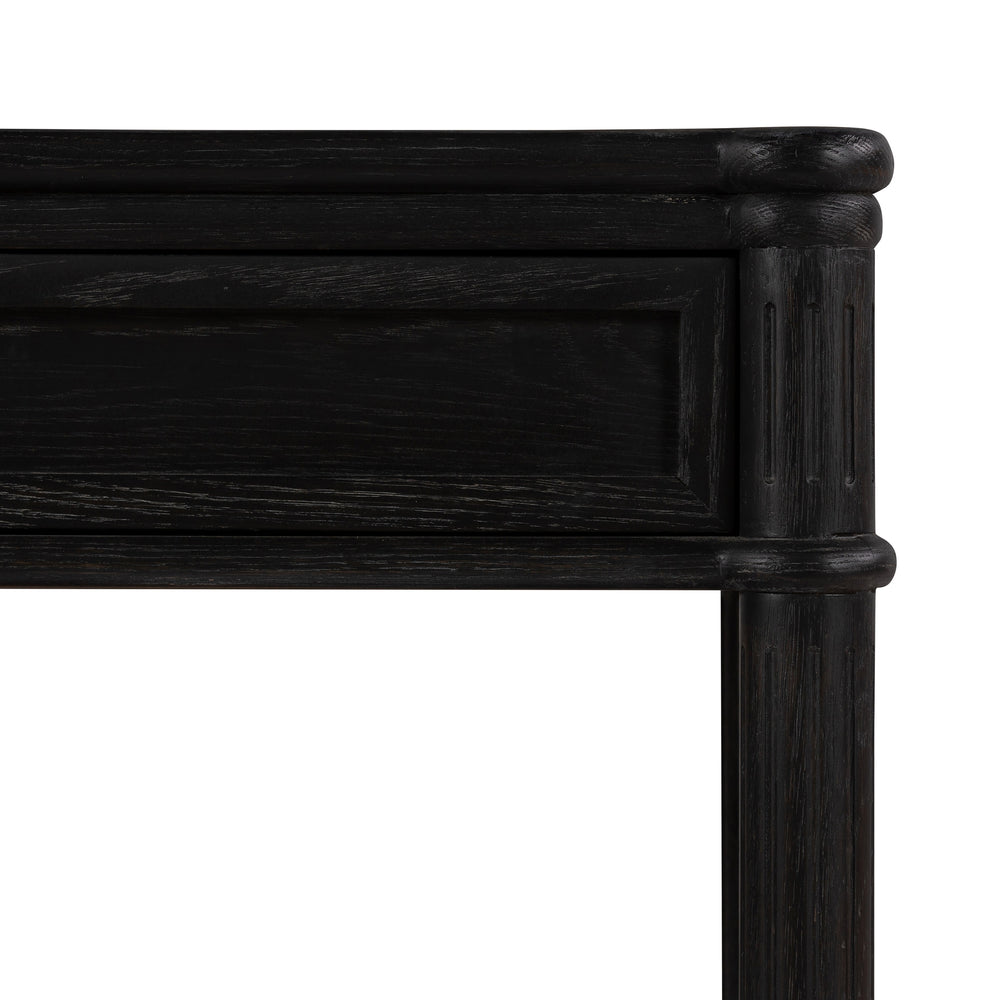Toulouse Nightstand In Distressed Black