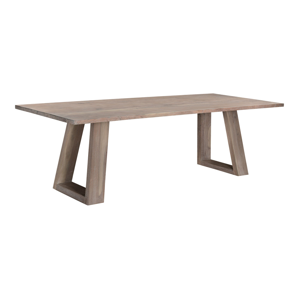 Moe's Tanya Dining Table Light Grey for 8