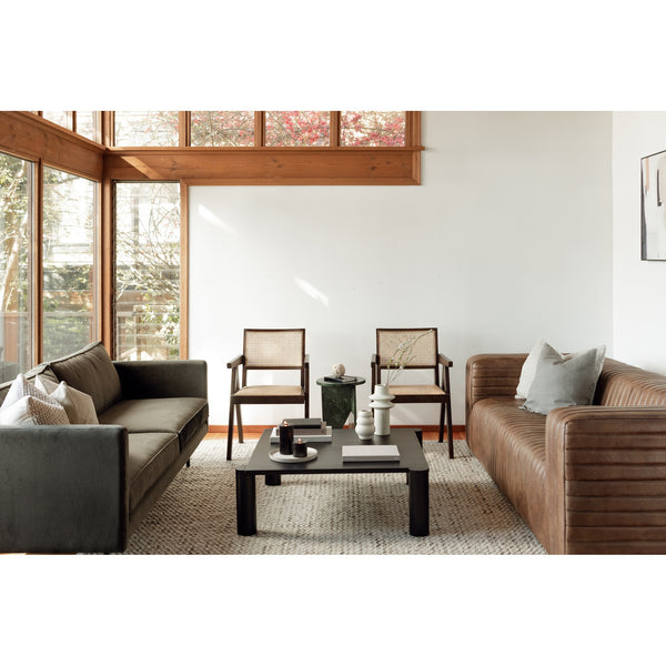 Castle Sofa in Brown Leather