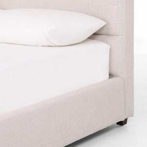Daphne King Bed-Cambric Ivory