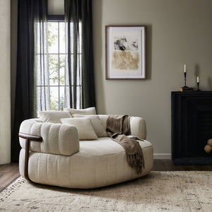 Doss Media Lounger In Terra Brown Oak