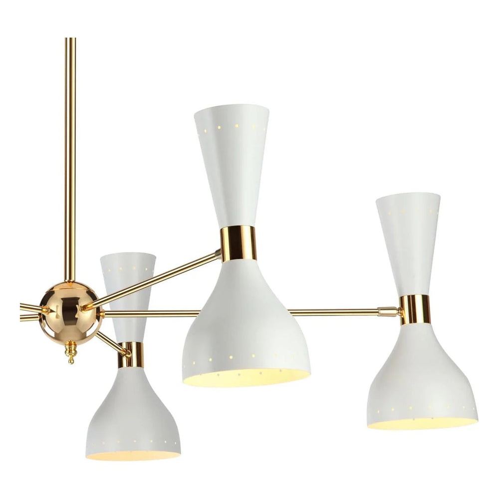 Piedad 5 Light Chandelier - White