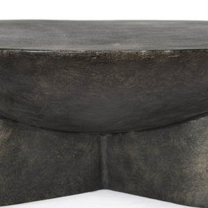 Sante 48" Coffee Table In Raw Black