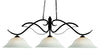 Phoenix 3 Light Billiard Light in Bronze Finish