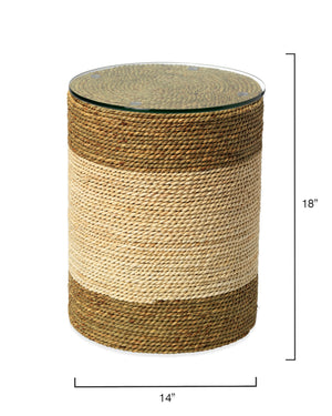 Saint Bart's Seagrass Side Table
