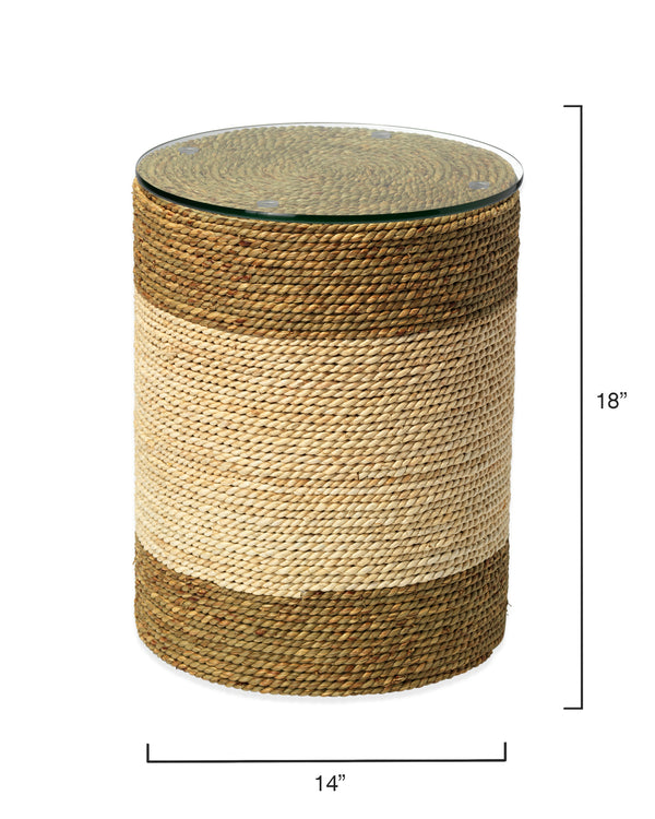 Saint Bart's Seagrass Side Table