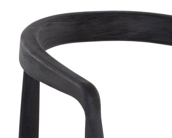 CAYMAN DINING ARMCHAIR - CHARCOAL