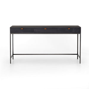 Trey Modular Writing Desk in Black Wash Poplar