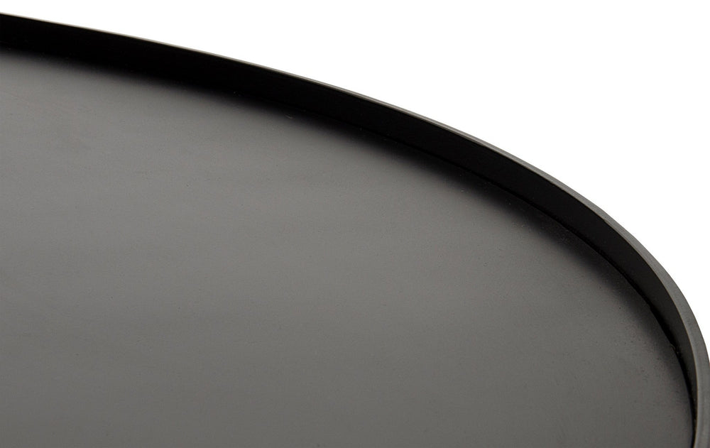 Rome Coffee Table, Black Steel