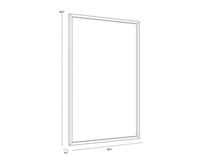 DOOR TO DOOR (SET OF 2) - 36" X 49" - NATURAL FRAME