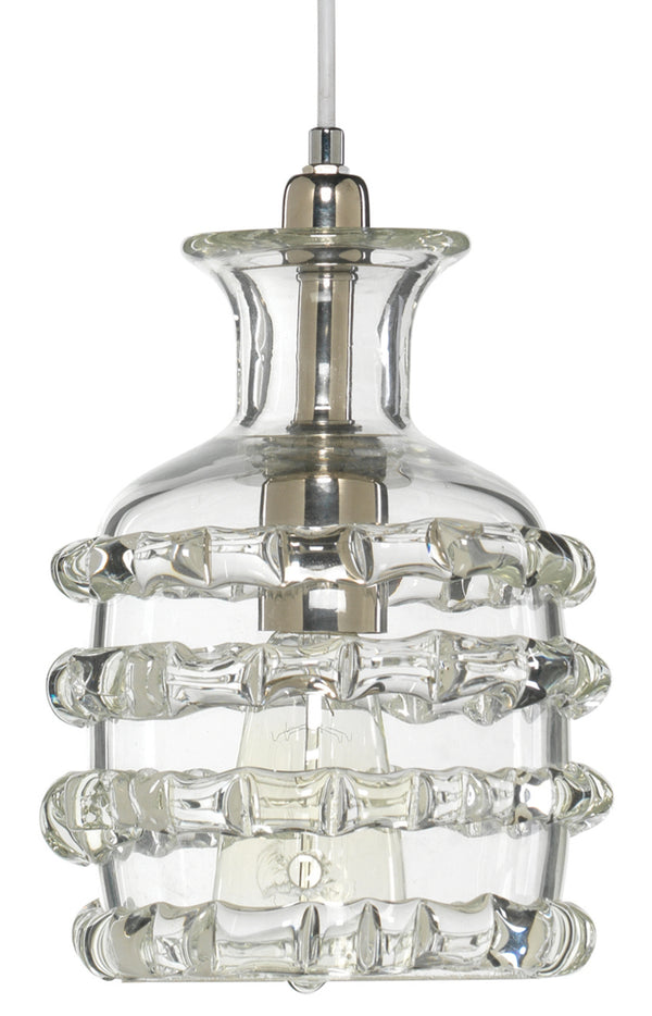 Ribbon 1-Light Glass Pendant