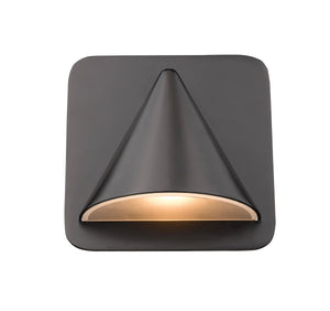 Obelisk 1 Light Outdoor Wall Sconce in Outdoor Rubbed Bronze Finish