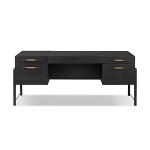 Rosedale Executive Writing Desk In Ebony Oak