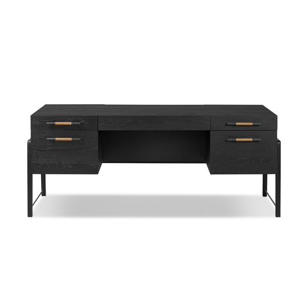 Rosedale Executive Writing Desk In Ebony Oak
