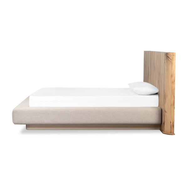 Lara Queen Bed in Natural Reclaimed French Oak
