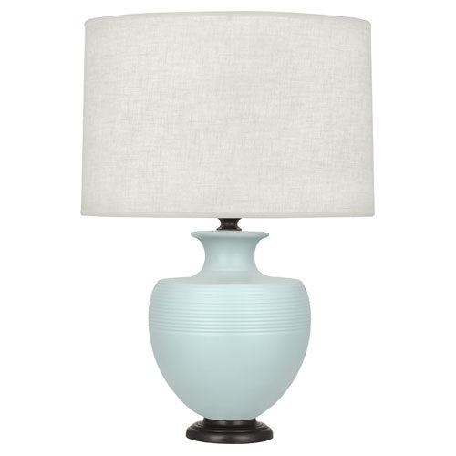 Matte Sky Blue Michael Berman Atlas Table Lamp