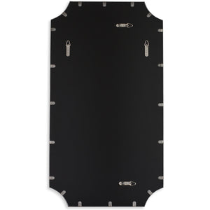 Lennox Black Scalloped Corner Mirror