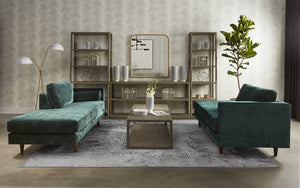 DONCASTER BOOKCASE - LARGE - SMOKE GREY